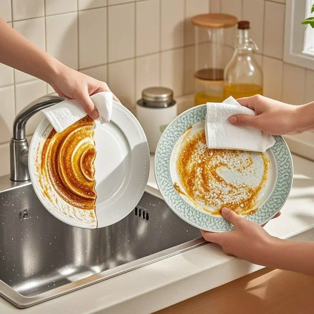 Làm sạch khăn ướt cho nhà bếp